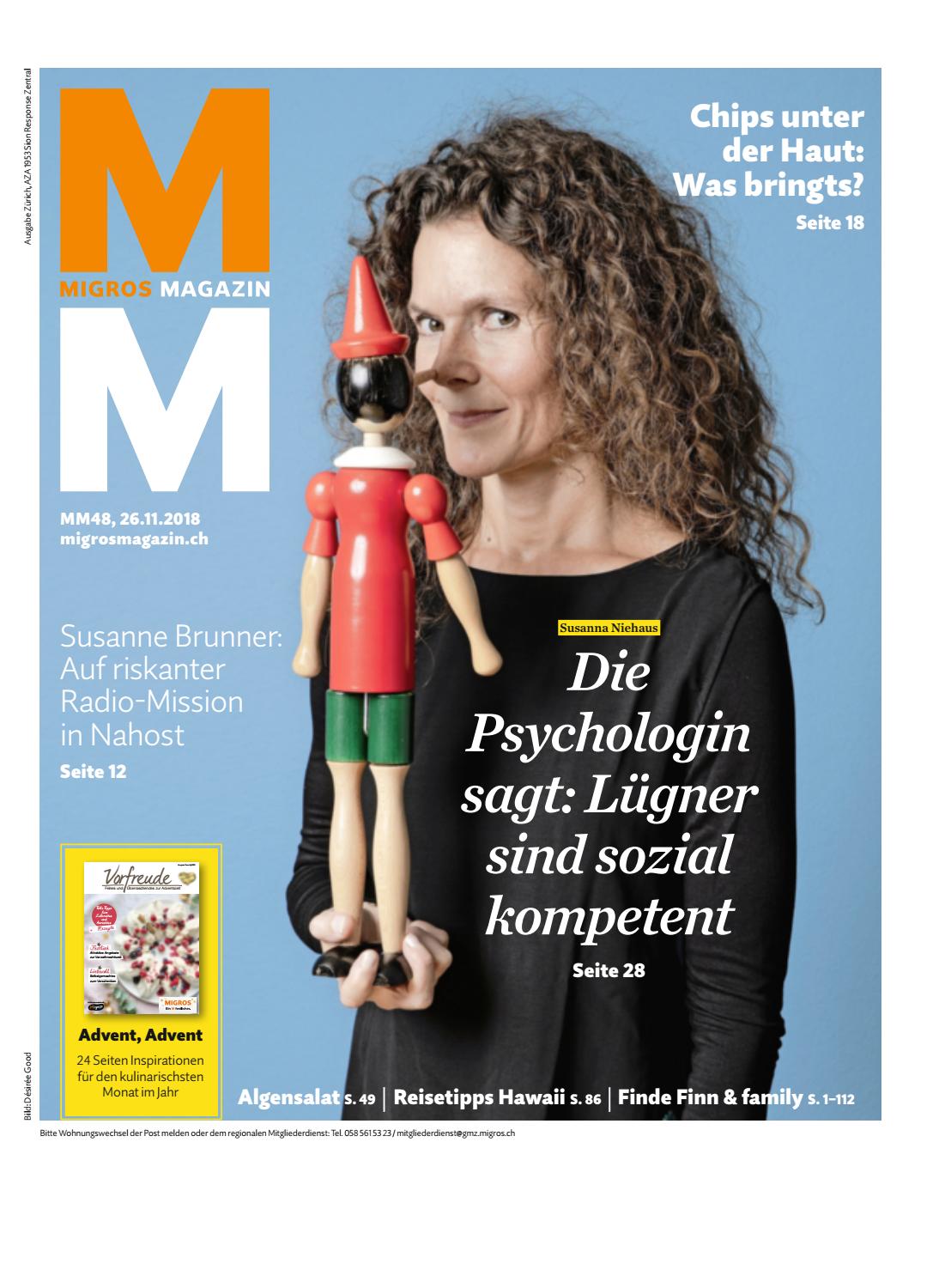 Kuratli im Migros Magazin